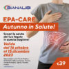 EPA-CARE  –   AUTUNNO IN SALUTE!  Dal 16 ottobre al 15 dicembre 2023